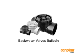 backwater valves bulletin